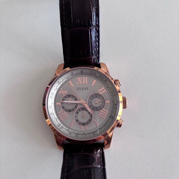 GUESS Horizon - Mens Brown Rose Gold - Picture 4 of 7